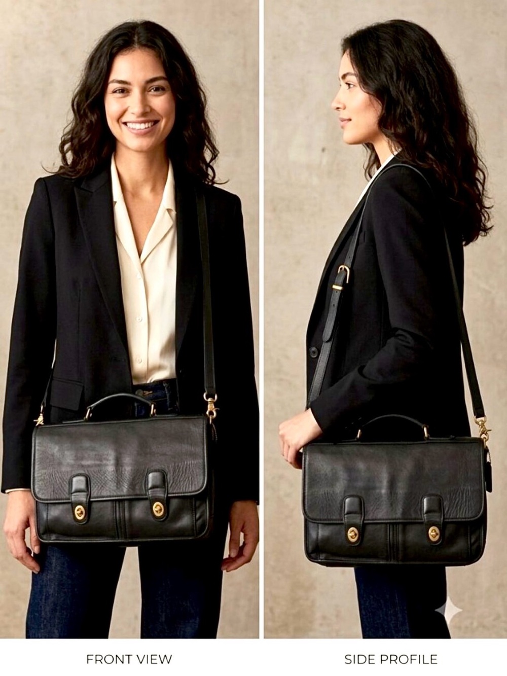 Coach Prescott Portfolio Briefcase Vintage Attache 5275 Leather